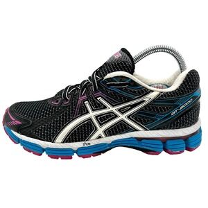 ASICS GT-2000 Women's Running‎ Shoes Black Pink Blue Size 7.5 Athletic Sneakers